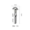 Vibrador Metal Olho de Cavalo Sm Brinquedo Alternativo Massageador de Próstata Dispositivo de Masturbação Masculina Bastão de Expansão Uretral Masculino