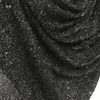 Tela Brillante tipo Seda, Tela Metálica, Suave y Elástica, Ropa para Fotografía de Fondo, Tela para Diseñadores de Moda