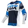 Traje de Descenso Cabeza de Zorro Bicicleta de Montaña Ciclismo Verano Secado Rápido Transpirable Camiseta de Manga Larga Camisa de Motocross Off-Road