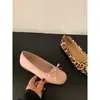 Sapatos Baixos de Bico Chato para Mulheres, Novos Mocassins Slip-On Primavera/Verão 2025, Sapatos Delicados Mary Jane para Noite, Sapatilhas