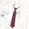 Camisa Uniforme Sin Estudiantes Borgoña jk Corbata para Mujer Estilo Japonés Estilo Preppy Rayas Foto de Graduación Corbata Pequeña para Hombre