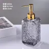 Botellas Vacías de Loción para Lavado y Cuidado de Baño de Lujo Ligero Botellas de Vidrio Multicolor con Dispensador Botellas de Repuesto para Gel Hidroalcohólico de Manos para Baño