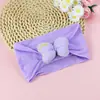 Diadema para Bebé de Nuevo Estilo Transfronteriza, Lindo Moño Relleno de Algodón, Diadema Decorativa Elástica de Nylon para Niños