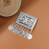 Accesorios de Ropa Étnica Miao, Dong y Yi, Joyería, Adornos de Plata para Manualidades, Láminas de Plata, Láminas de Aluminio, Ropa de Minorías Étnicas
