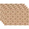 Mantel Individual de Cosecha de Otoño para Acción de Gracias con Estampado de Calabaza y Hoja de Arce, Mantel de Tela Aislante, Mantel Decorativo de Mesa para el Hogar Transfronterizo