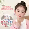 Clip de oreja de Kulomi Clip de oreja para niños Dibujo animado Sin agujeros en las orejas Pendientes anti-dolor para niñas Pendientes de niña Pequeña joyería Clip de oreja