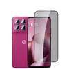 Adequado para filme temperado MOTOG47 vidro HD proteção de privacidade Motorola G37Power filme de lente olho de águia com diamantes