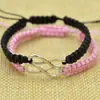 Comercio electrónico transfronterizo suministro aleación 8-carácter infinito cuerda de cera línea pulsera europea y americana personalidad pulsera de moda masculina y femenina joyería