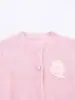 Outono 2025 Novo Tricô Leve de Luxo Artesanal Pesado com Florais Tridimensionais Gola Redonda Estilo Suave Jaqueta Cardigan Top para Mulheres