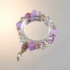 Pulsera Minimalista de Cristal para Mujer con Borlas de Cola de Pez, Atracción Turística Popular, Joyería Cultural y Creativa al por Mayor
