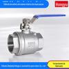 Válvula de esfera de duas peças em aço inoxidável 304 com rosca interna fio interno interruptor de válvula de tubulação de água DN15 25 40 80