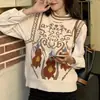 Colete Transfronteiriço Feminino Primavera e Outono Novo Estilo Peça de Roupa Externa Bloco de Cores Malha Colete Estilo Coreano Cardigã Externo Estiloso