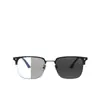 Gafas Fotocromáticas Unisex de Medio Marco Lisas Estilo Nuevo Retro Trendy Anti-Luz Azul Gafas Ópticas Graduadas con un Toque de Alta Gama