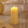 Lámpara de vela electrónica LED simulación vela falsa cumpleaños confesión romántica escenario boda decoración script kill luz de vela
