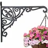 Gancho de Hierro Fundido Retro Transfronterizo Punta de Lanza Marco en Ángulo Recto Gancho Decorativo Decoración de Jardín