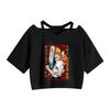 Homem-Motosserra Homem-Motosserra Dia do Homem-Motosserra Anime Amazon Camiseta de Manga Curta com Alça no Ombro para Mulheres