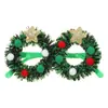 Nuevas gafas navideñas de Amazon para adultos y niños, artículos de decoración para fiestas, marcos de gafas de guirnalda, decoraciones navideñas