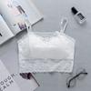 Top de tubo con tirantes de encaje y escote desbocado, chaleco antiexposición en la cintura con almohadilla para el pecho, ropa interior envolvente para la espalda en Amazon