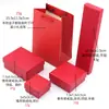 Caja de embalaje para joyería con patrón de diamantes caja para anillos caja para pendientes caja para collares caja para joyería caja de embalaje para joyería al por mayor en stock