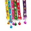 Collar para Perro con Estampado de Dibujos Animados de 1 cm, Cabeza de Gato Personalizada, Correa para Colgar en el Cuello Casual, Accesorios de Cuerda Antirrobo para Mascotas