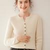 Suéter Casual ~ Amigable con la Piel ~ de Cachemir para Bebé para Mujer, Cálido, Holgado, Suave y Sedoso, Color Sólido, Cuello en V, Tejido de Punto