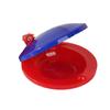 Xinhao Plástico Tabla de Baile Redonda Caja de Resonancia Orff Instrumento Musical Castañuelas de Plástico Tabla de Medianoche Caja de Resonancia Tabla de Baile Redonda