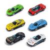 Modelo de coche de juguete para niños de aleación artificial 1:Lote transfronterizo de Amazon para el estacionamiento de Gashapon de 64 autos deportivos