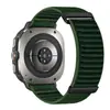 Adecuado para Samsung Galaxy Watch Ultra Watch con Correa de Nailon con Patrón de Montaña de Dos Secciones de 47 mm