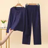 Conjunto Quente Feminino de Lã Fina com Estampa Escovada Nano Ponto de Bolinha Laço Fofo Romântico Roupa Íntima Térmica Novo