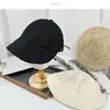 Gorra de Béisbol Seersucker con Ala Ancha Sombrero Protector Solar para Mujer Primavera y Verano Casual Versátil Estilizador del Rostro Cordón Ajustable Sombrero para el Sol