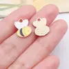 Acessórios para Joias DIY Pingente de Abelha de Desenho Animado Favo de Mel Girassol Chaveiro Colar Pulseira Charme de Liga