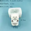 Novo Molde Squishy de Urso em Pé Molde de Silicone de Grau Alimentício Feito à Mão para Gesso, Fondant e Chocolate DIY