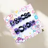 Bolsa de 12 Pegatinas para Uñas Postizas Infantiles, Piezas de Uñas Removibles, Diseño Lindo de Dibujos Animados para Niñas Pequeñas, Uñas Portátiles Divertidas y Juguetonas