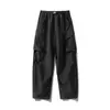 Pantalones de senderismo impermeables sin flúor estilo montaña IZEXX para hombre, otoño, holgados, multibolsillos, pierna recta, pantalones de trabajo de trekking para pareja
