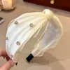 Diadema Ancha Elegante con Pedrería para Mujer 2025 Nuevo Pasador Corona Alta Diadema de Presión Lavado Facial Accesorio para el Cabello Antideslizante