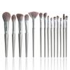 Ventas Directas de Fábrica Set de Brochas de Maquillaje Nube Verde Brocha para Polvos de Cerdas Suaves Brocha Correctora Brocha para Base de Maquillaje Principiante Asequible