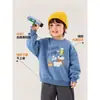 2026 Moletom Infantil com Forro de Lã Top de Inverno para Meninos Manga Longa para Meninas Roupas de Bebê e Crianças Estilo Inverno Roupas de Inverno para Meninos