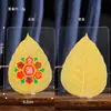 Folhas Naturais de Bodhi, Zhakiram, Farmacêutico, Thangka da Tara Verde, Pintura Thangka do Deus da Riqueza Amarelo, Arte de Parede, Molduras para Fotos no Atacado