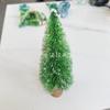 Árbol de Navidad Mini Transfronterizo Seda de Sisal Azul-Verde Árbol de Navidad Pequeño Adornos de Escritorio Torre de Nieve Pino 3-23cm