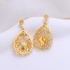 Set de Accesorios de Perlas DIY Gama Alta Lujo Versátil Zirconia Hueca Pendientes de Gota de Agua Monturas para Colgante Venta al por Mayor