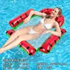 Esterilla Flotante Inflable con Tejido de Malla, Sillón Lounge Acuático para Adultos con Forma de Fruta, Sofá Flotante para Piscina al por Mayor