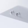 Aretes de Plata Nalan S925 para Mujer Retro Plata Tailandesa Personalizados Calavera Pequeños Simples Moda Joyería para Oreja G7271