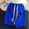 Pantalones cortos holgados de color liso para hombre y mujer, para el verano, informales, nuevos.