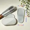 Cubierta para Cabezal de Pincel de Maquillaje Eva, Cabezal de Pincel en Forma de Abanico de PVC, Palo para Sombras de Ojos, Rubor, Lápiz Labial, Almacenamiento de Cuchara para Mascarilla Facial de Peva