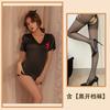 Lencería Sexual Noche Dorada Uniforme de Enfermera Sexy Hueco Tentación Traje de Juego de Rol Caliente Traje de Juego de Rol