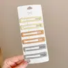 Pinza para el pelo con lazo en forma de corazón, Pinza lateral exquisita y de alta gama para flequillo y cabello fino, Pasador, Pinza de pico de pato, Pasador para mujer