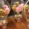 Buquê de Flor de Puff Transfronteiriço, Balão Bobo, Balde de Abraço, Cesta de Flores de Balão, Dia dos Namorados, Presente de Dia das Mães para Melhor Amigo, Presente de Lembrança