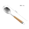Espátula de acero inoxidable 304, colador, pala para freír, cuchara para sopa, utensilios de cocina, valla de pesca de acero inoxidable, juego de utensilios de cocina para el hogar