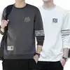 Sudadera con capucha para hombre para primavera y otoño 2025, estilo nuevo para adolescentes, corte holgado, negra, peso pesado, chaqueta sin capucha, versátil