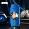 Mini spinner para alívio de estresse, isqueiro a gás, brinquedo de dedo premium, recarregável, sensação popular online, presente criativo